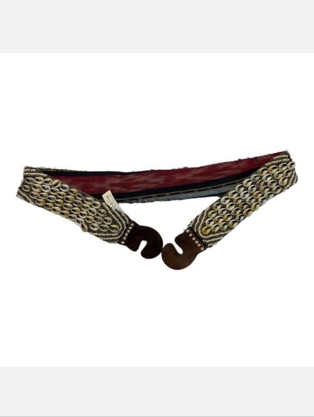 NWT Anthropologie Cocobelle Komodo Shell Belt - Picture 9 of 11
